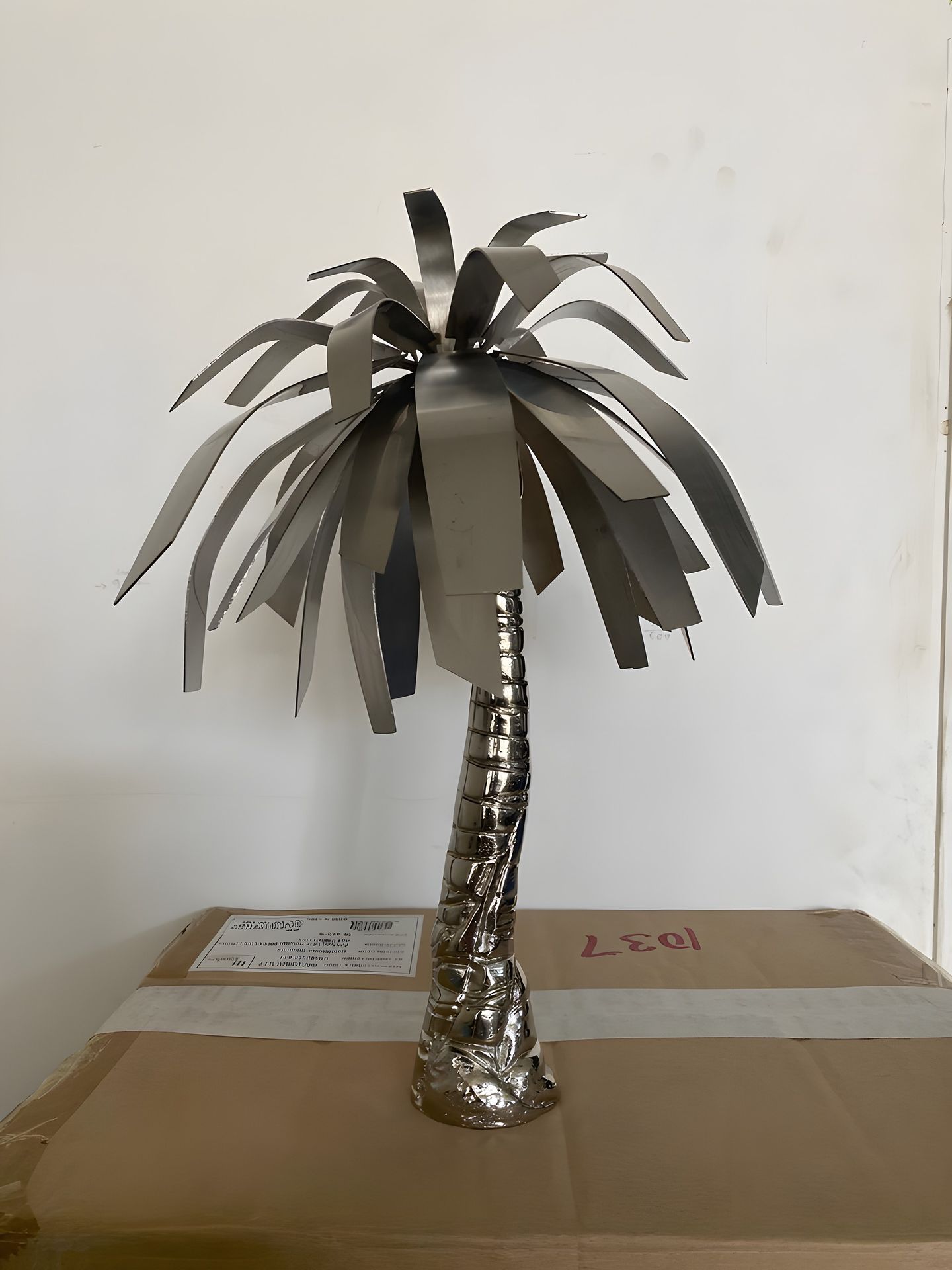 Stainless Steel Palm Sculpture